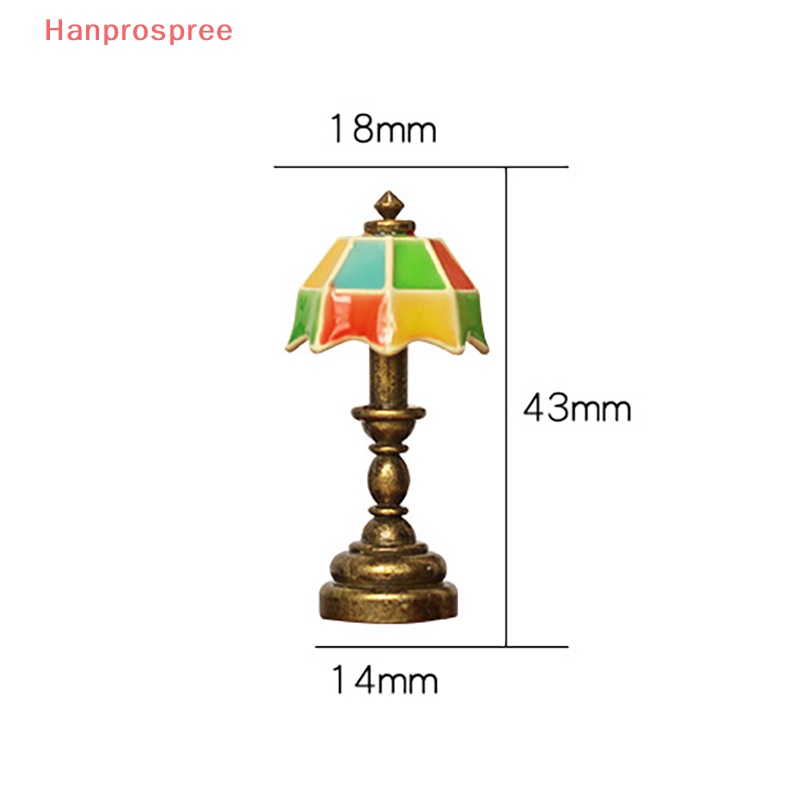 Đèn Bàn Mini Tỉ Lệ 1 / 12 Dùng Trang Trí Nhà Búp Bê