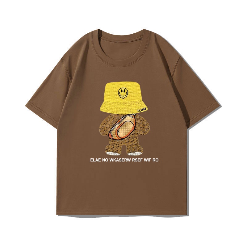 Áo Thun Unisex 100% Cotton Nguyên Chất Ngắn Tay Phong Cách Hàn Quốc Mới NRVP 2023