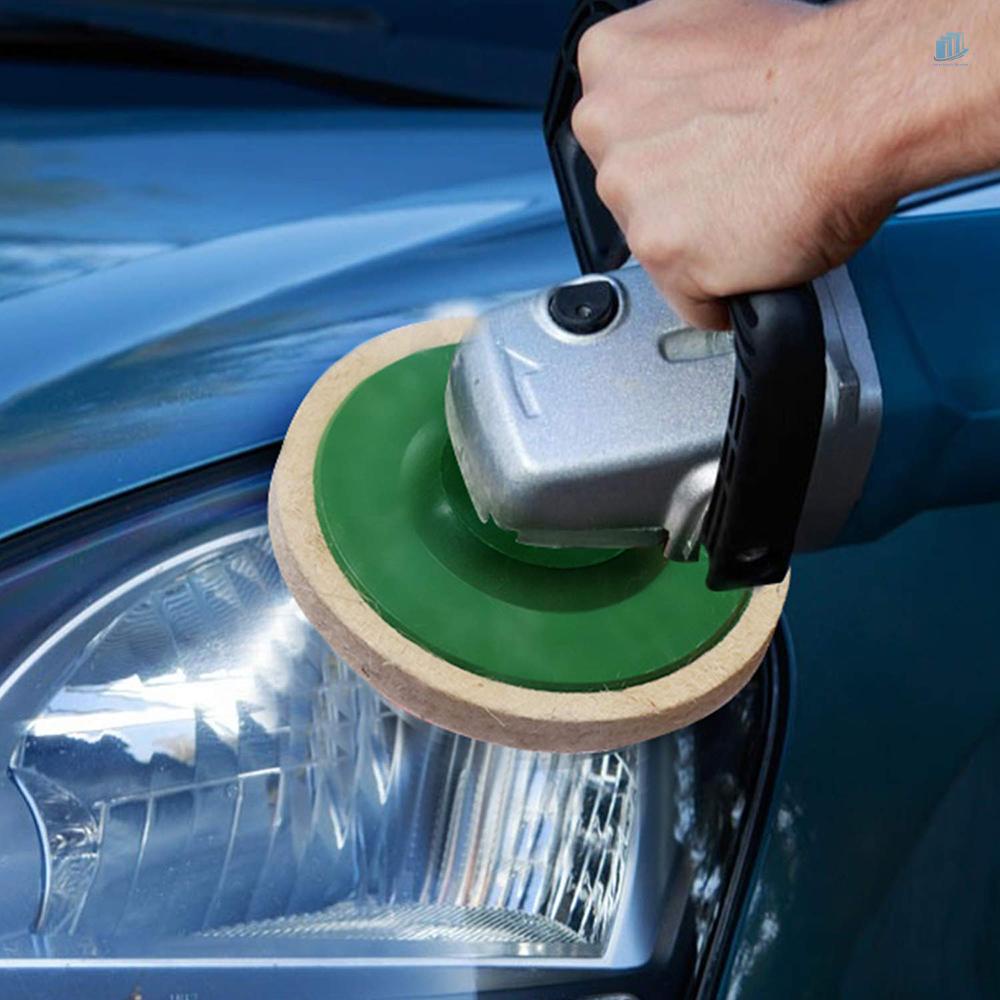 Set 10 Đĩa Nỉ Tròn 4 Inch Chuyên Dụng Đánh Bóng 100mm