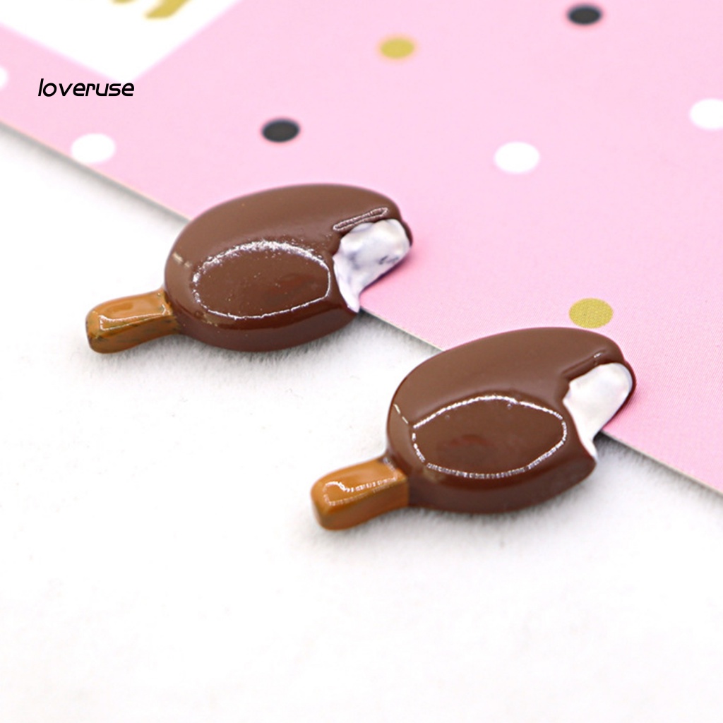 Set 5 Mô Hình Bánh Ngọt / Món Tráng Miệng Bằng Nhựa Resin Nhỏ Gọn Dành Cho Búp Bê