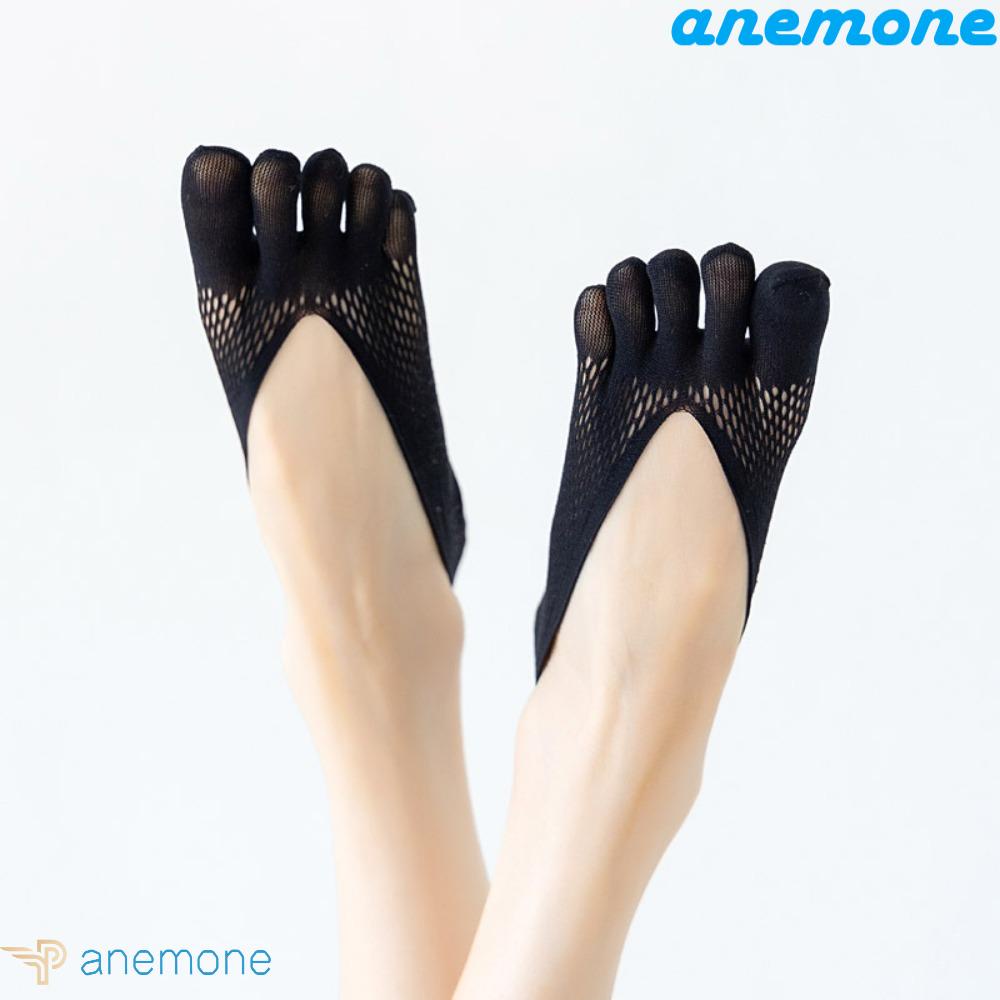 Vớ Lưới Acetate Năm Ngón Siêu Mỏng Thoáng Khí Chống Trượt Dễ Thương