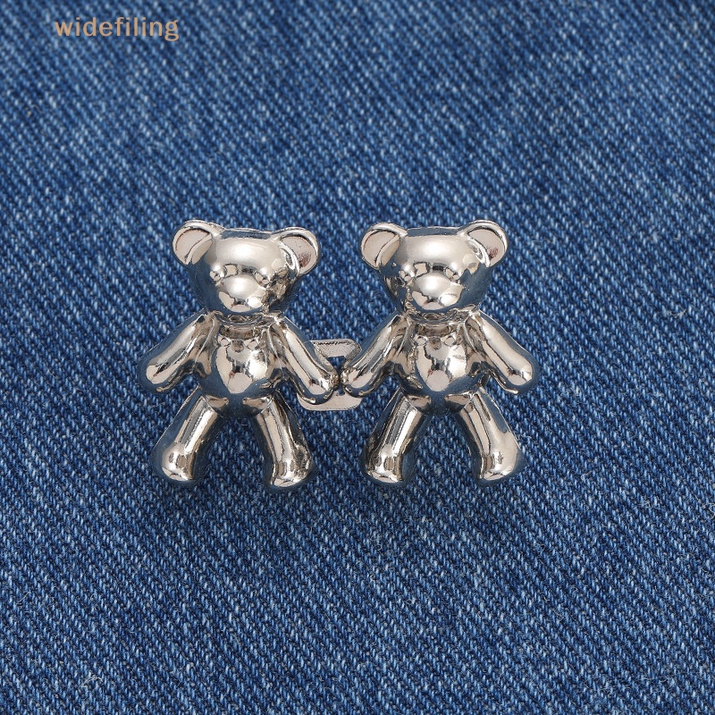 1 Cặp Khóa Thắt Lưng Quần Jean Không Cần Đóng Đinh Tháo Rời Được