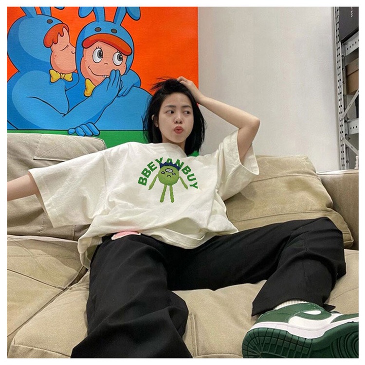 Áo Thun Unisex 100% Cotton Nguyên Chất Ngắn Tay Phong Cách Hàn Quốc Mới NRVP 2023