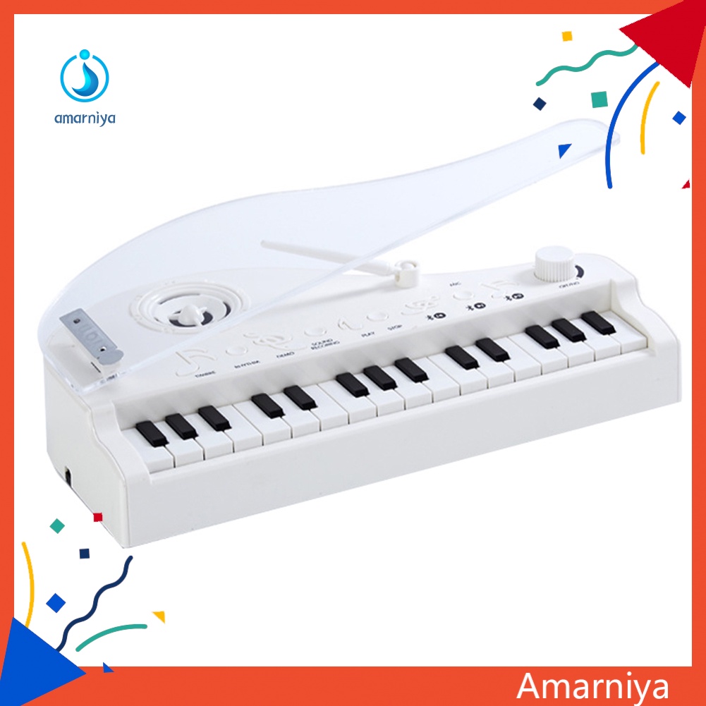 Đồ Chơi Đàn Piano Mini Cảm Ứng Giọng Nói Độ Phân Giải Cao Sạc USB Cho Bé