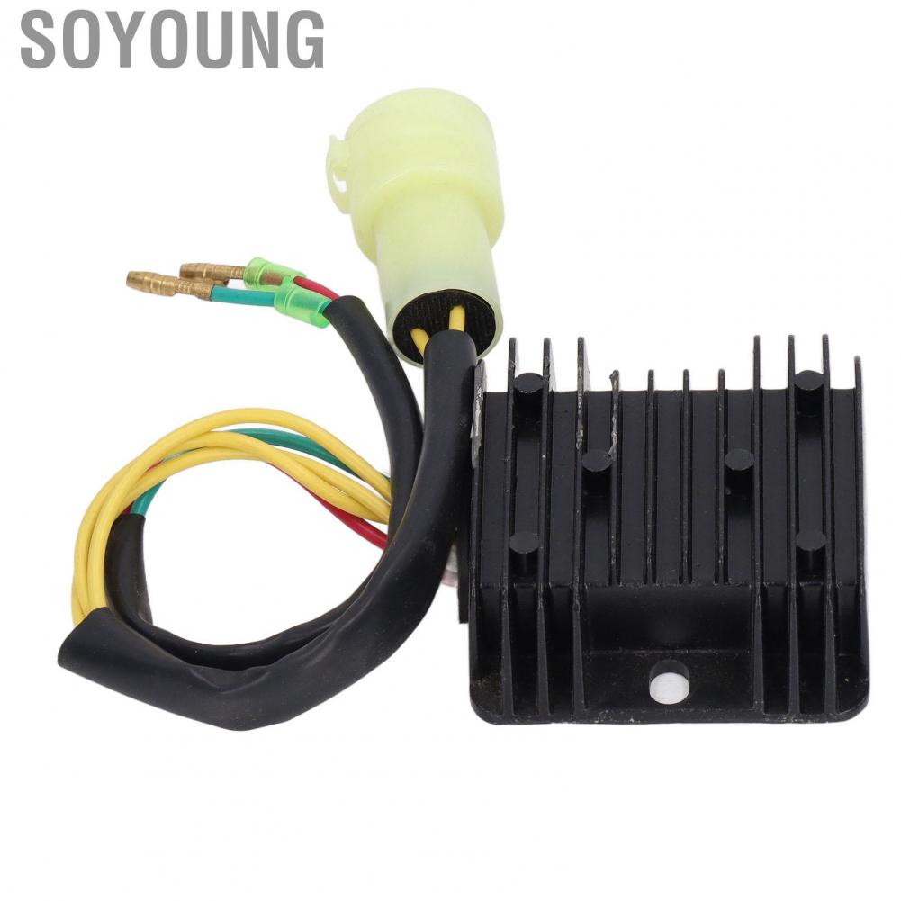 Soyoung Voltage Regulator Rectifier  High Strength Voltage Regulator Metal Easy Install  for ATV