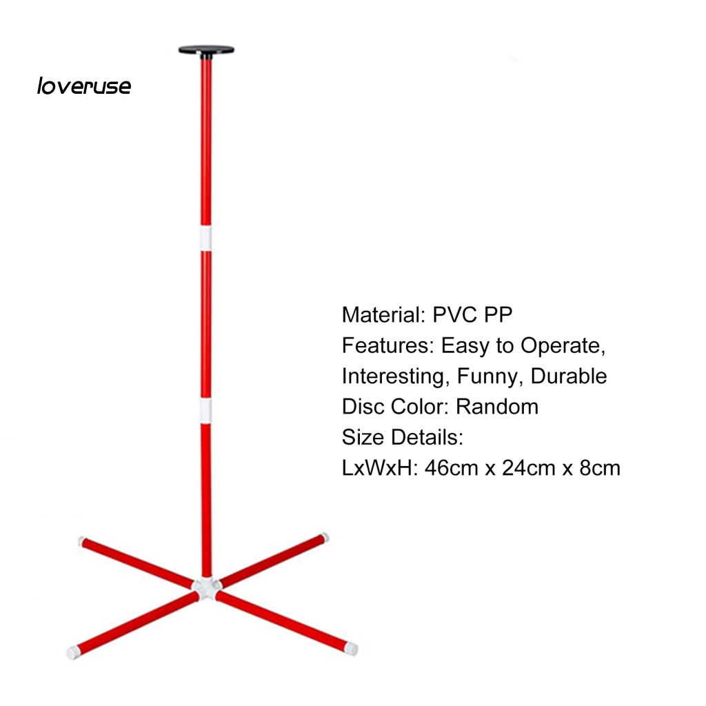 1 Bộ Đĩa Bay Bằng Nhựa PVC Kèm Giá Đỡ Dành Cho Luyện Tập