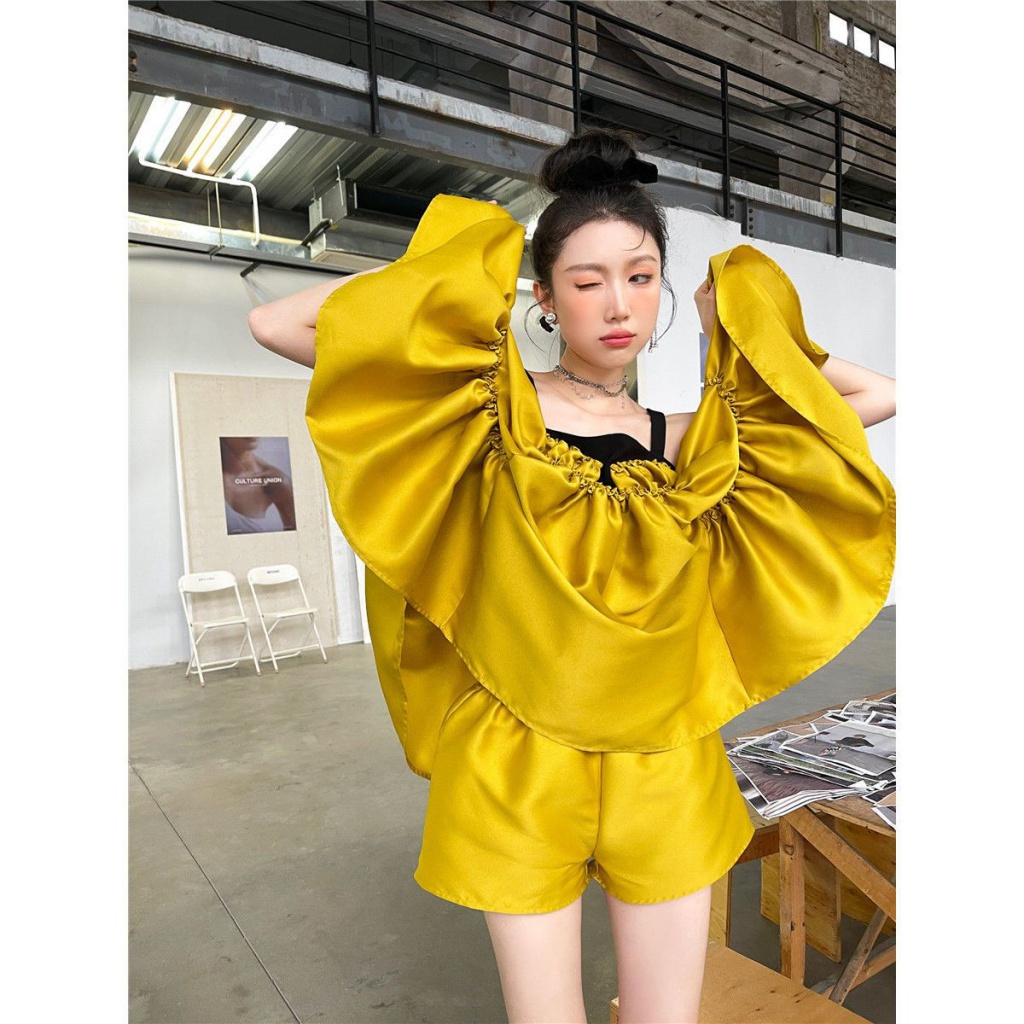 Đầm Ngắn Hai Dây Dáng Ôm Phong Cách Pháp Thời Trang Mùa Hè Hàng Mới Dành Cho Bạn Nữ @ -
