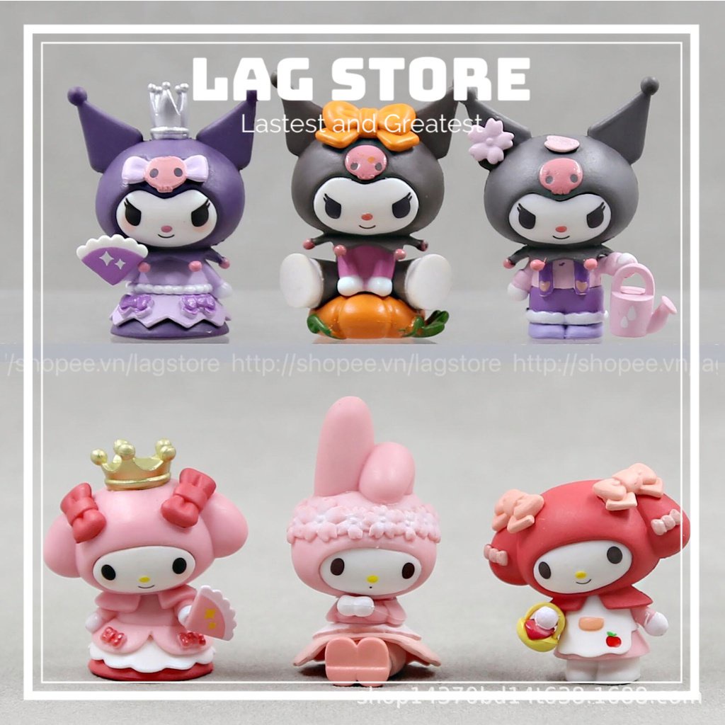 Mô Hình Nhân Vật SANRIO Phong Cách Dễ Thương | DIY Trang Trí Phụ Kiện Sưu Tập Mô Hình