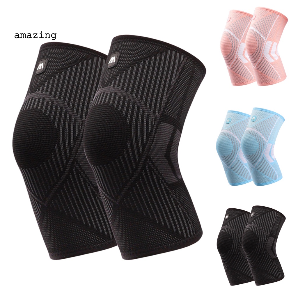 1 Cặp Đệm Bảo Vệ Đầu Gối Bằng Silicon Tiện Dụng Khi Tập Thể Thao / Yoga