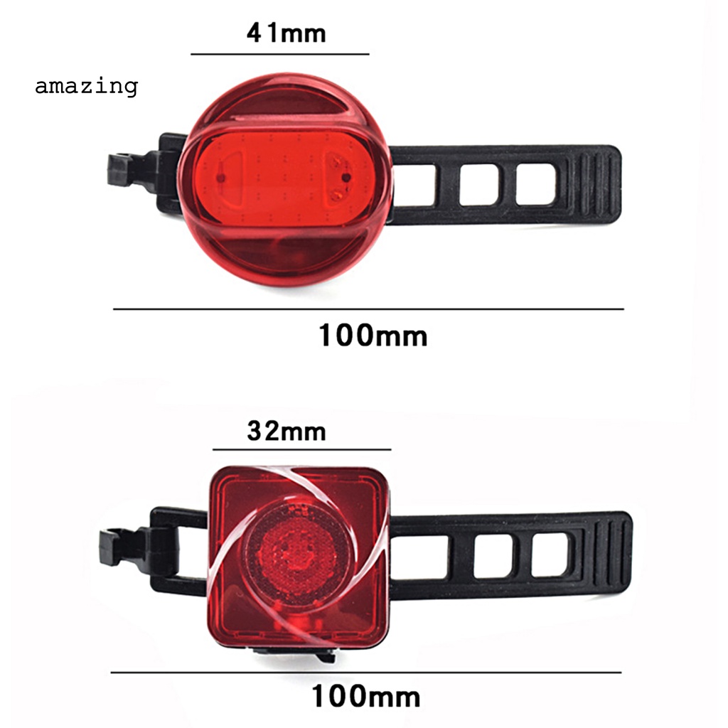 Đèn LED Đuôi Xe Đạp 6 Chế Độ Chống Nước