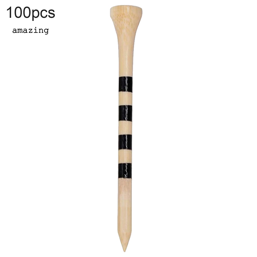 Bộ 100 Phụ Kiện Giữ Bóng Golf Bằng Gỗ Di Động Chắc Chắn Sturdy