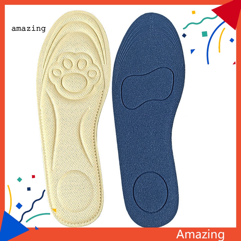 1 Cặp Đế Lót Giày Thể Thao Phẳng An Toàn Mềm Mại