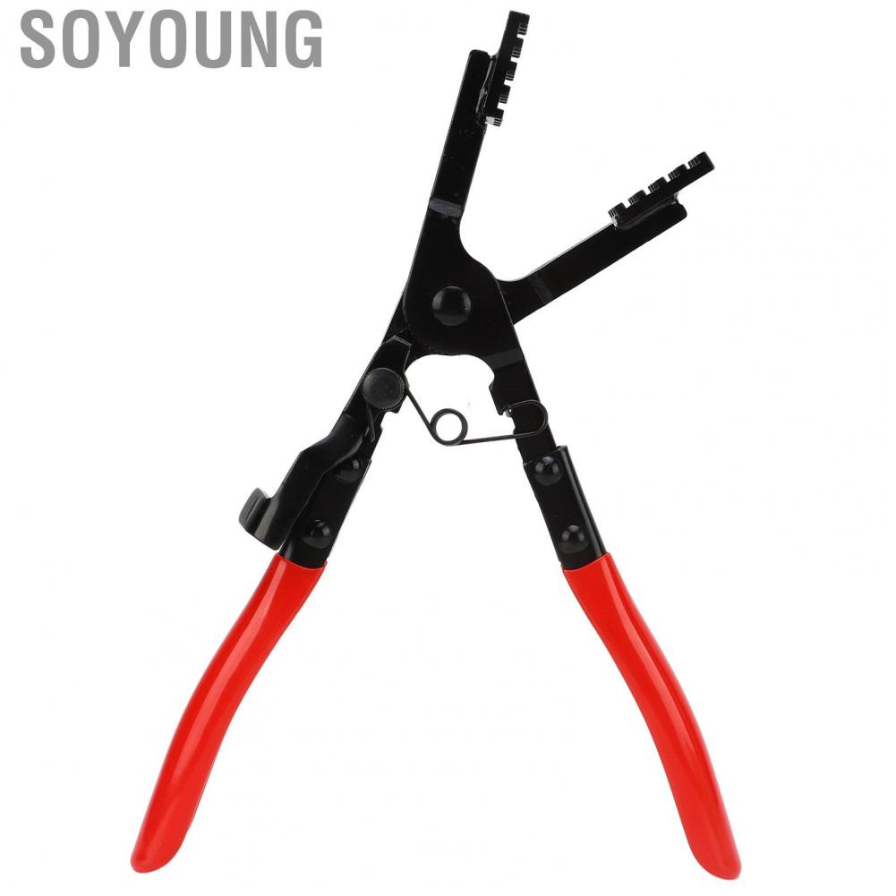 Soyoung Auto  Tool  35° Durable Hose Clamp Angled Plier PVC Handle  for Maintenance
