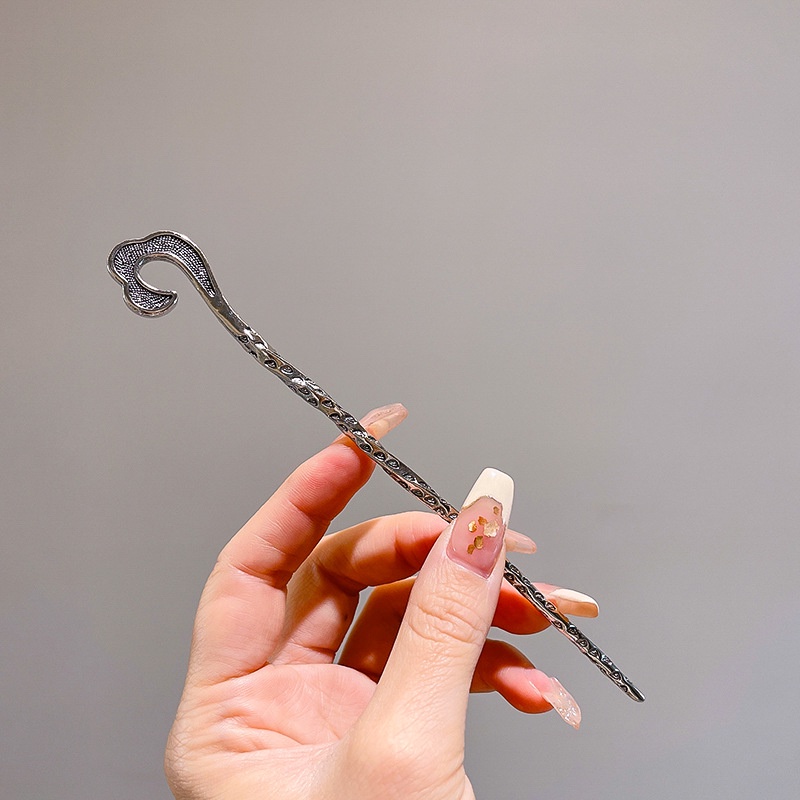 Trâm Cài Tóc Hình Bướm Bằng Kim Loại Phong Cách Trung Hoa Cổ Điển Cho Nữ