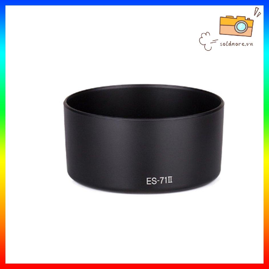 Sun Hood Zoom Lens Cap Che Nắng Bảo Vệ Cho Canon 50mm F/1.4 ES-71II 58mm