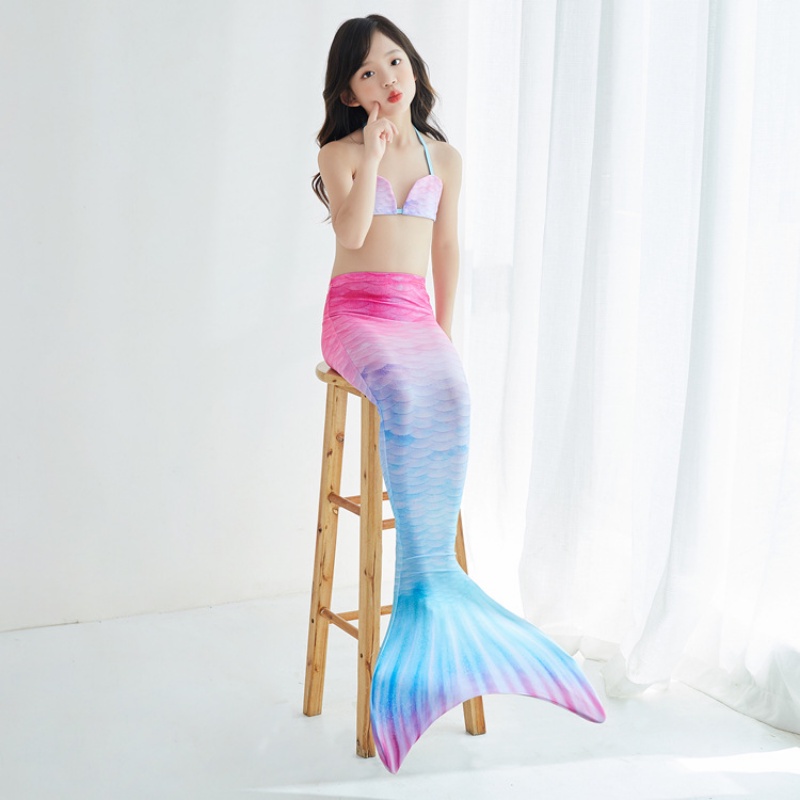 Set Đầm Hóa Trang Nàng Tiên Cá 2 Món Cho Bé Gái