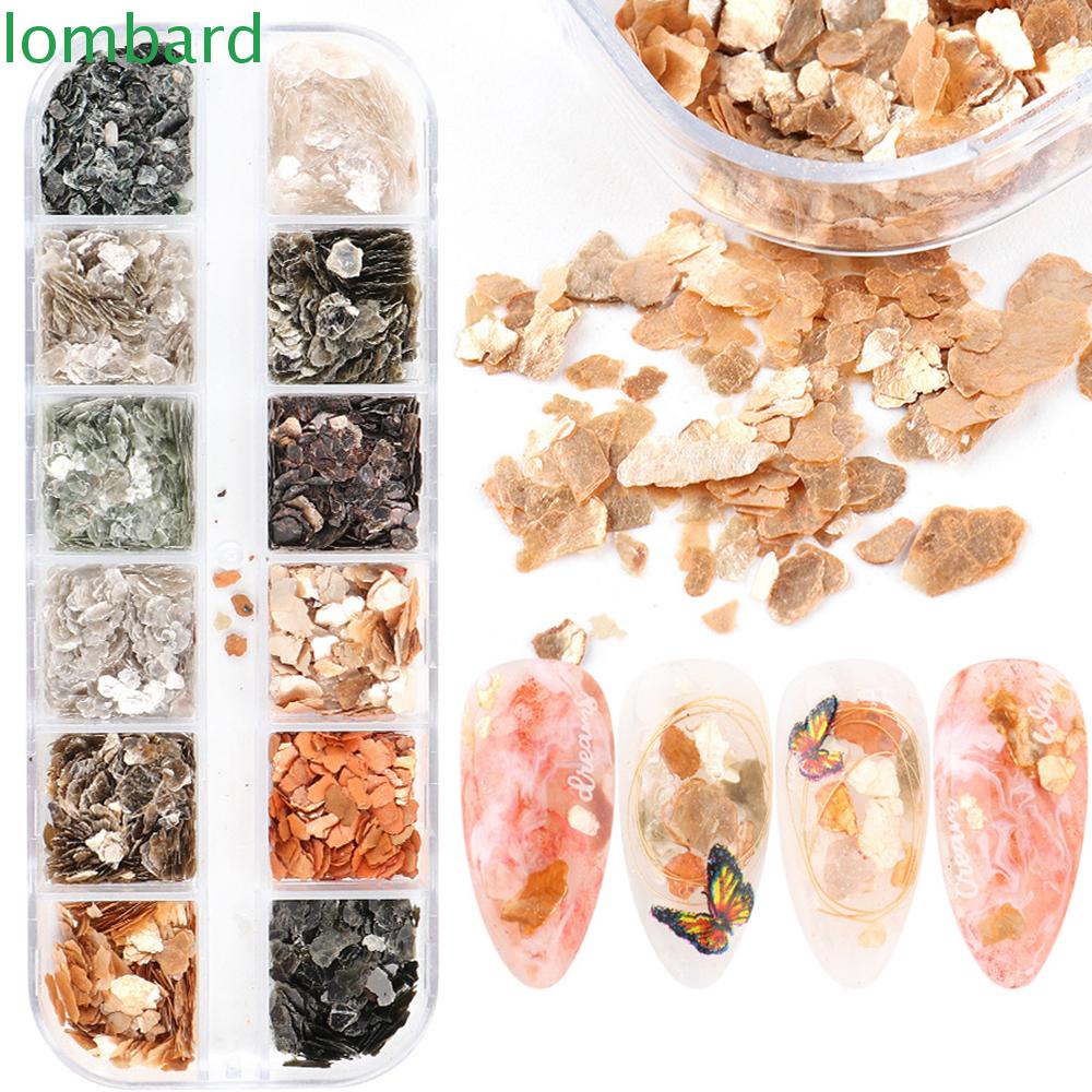 Hộp Phụ Kiện Trang Trí Móng 3D Hình Vỏ Sò|Miếng Dán Trang Trí Móng Tay Xinh Xắn