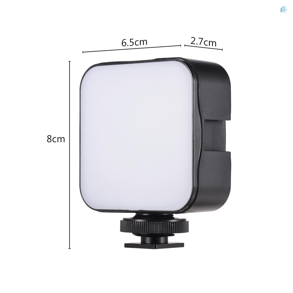 Đèn LED Mini Andoer 6500K 5W Có Thể Điều Chỉnh Độ Sáng Cho Máy Ảnh DSLR