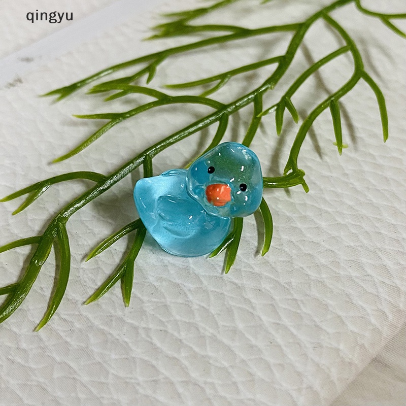 Bộ 5 Kẹp Tóc Vịt Bằng Resin Màu Dạ Quang DIY