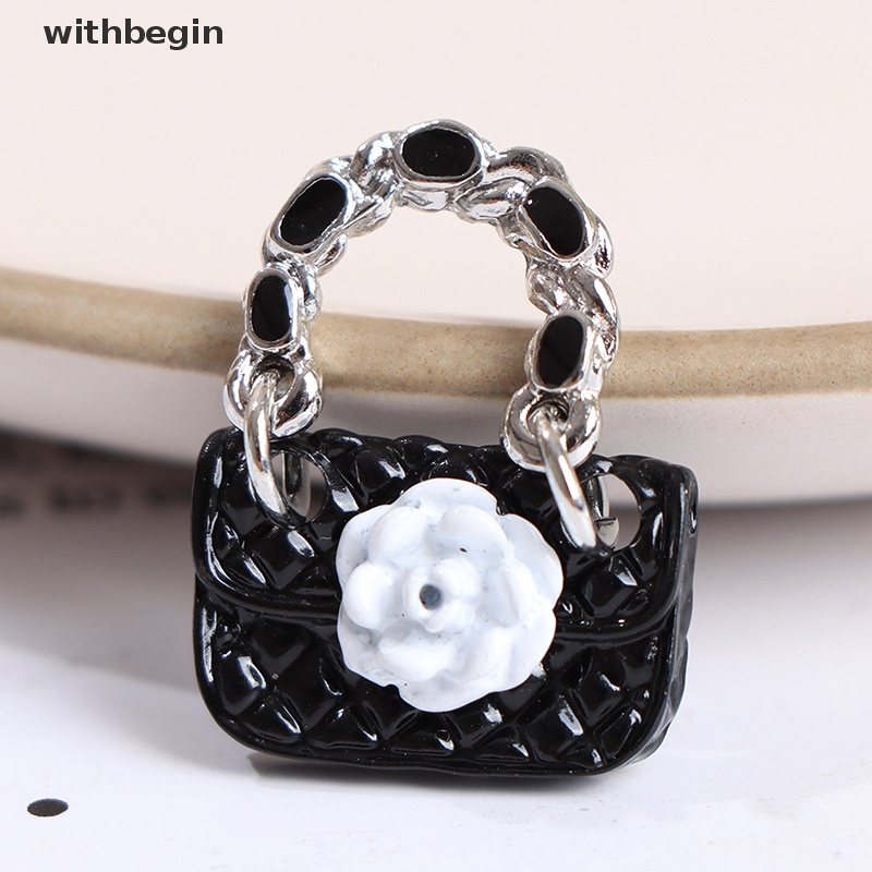 Set 2 Túi Xách Da Đeo Vai Thời Trang Dành Cho Búp Bê 1: 6 1: 12