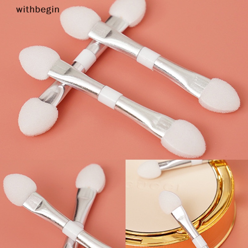 Bộ 10 Cọ Mút Hai Đầu Dùng Đánh Phấn Mắt Trang Điểm Tiện Dụng