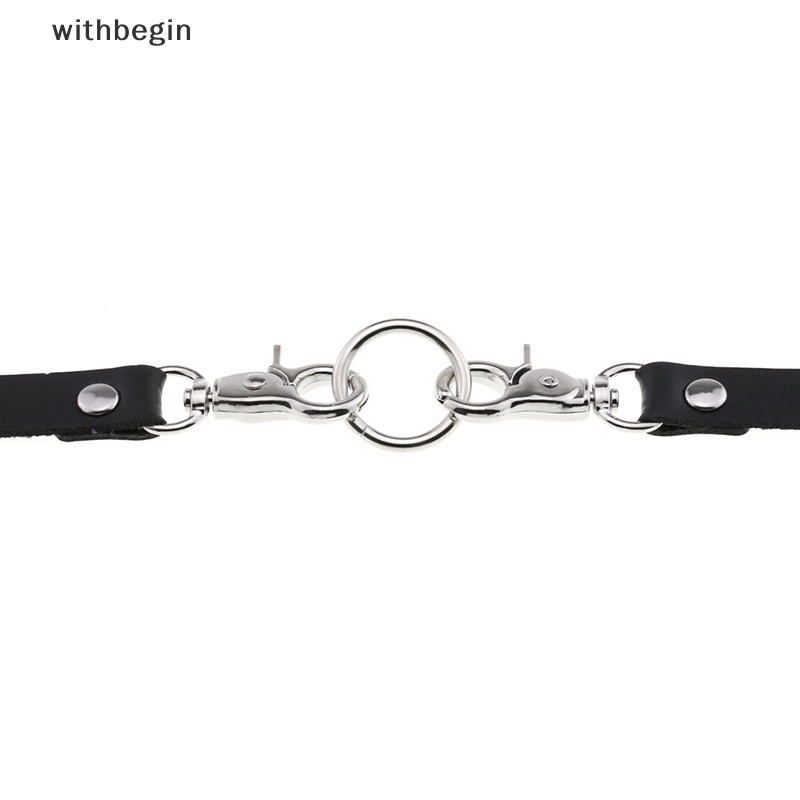 Vòng Cổ Choker Da Đính Kim Loại Phong Cách Punk Cá Tính Cho Nam Và Nữ