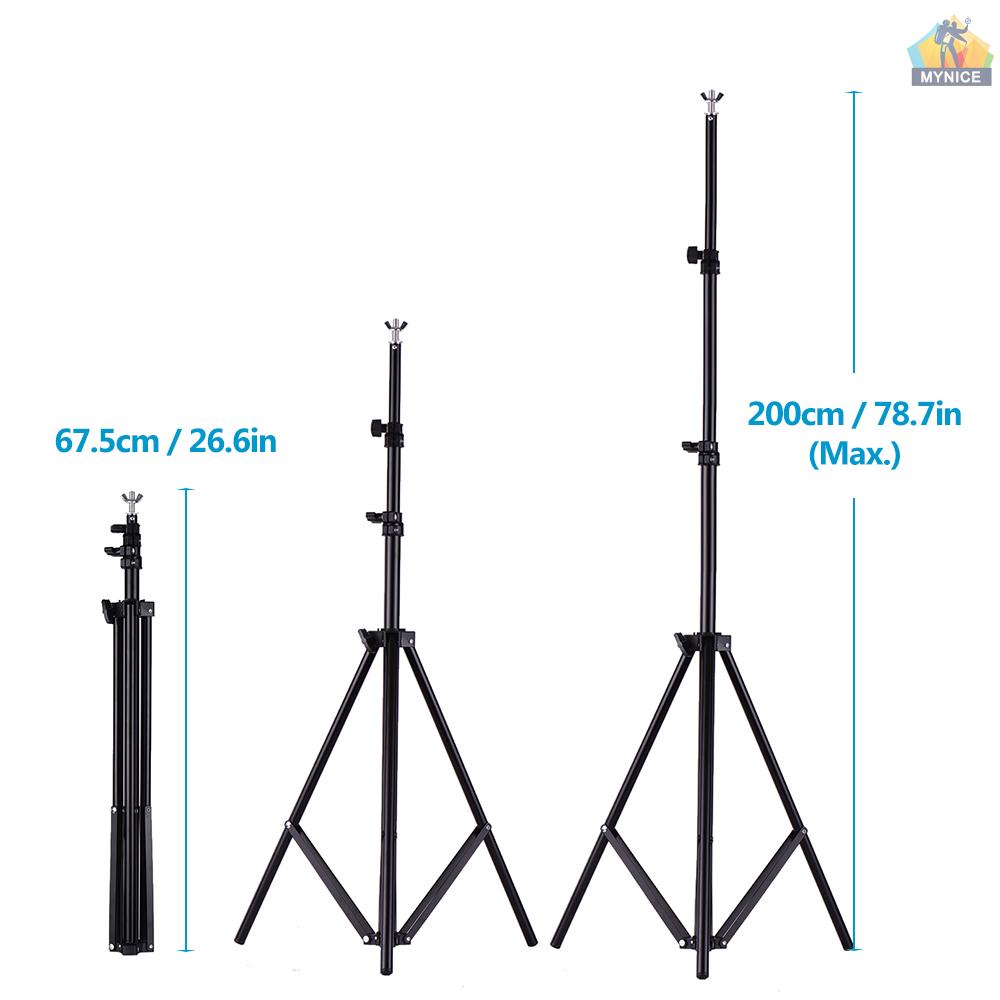 ANDOER Set 3 Kẹp Cố Định Phông Nền Chụp Ảnh Bằng Hợp Kim Nhôm Kích Thước 2 * 3m / 6.6 * 10ft Kèm Túi Đựng Tiện Dụng