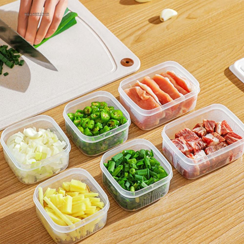 【GRCEKRIN】Box Avoid Waste Efficient Food Grade Plastic Clear Square Shape High Quality