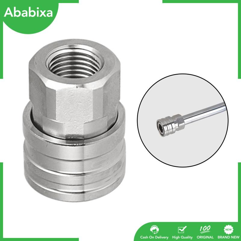 Đầu Nối Áp Suất M14 Bằng Thép Không Gỉ Bền Bỉ Nhỏ Gọn 1 / 4 Dành Cho Vòi Rửa Điện