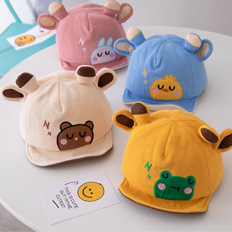 Mũ Lưỡi Trai Hình Động Vật Hoạt Hình Dễ Thương Cho Bé