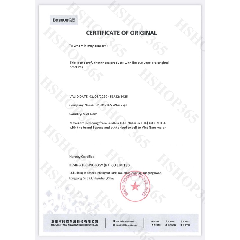 Tai Nghe Bluetooth 5.0 Baseus WM02 /  Baseus WM01  / Baseus w3  / Baseus W12 TWS Chống Ồn - Hshop365 -hshop365