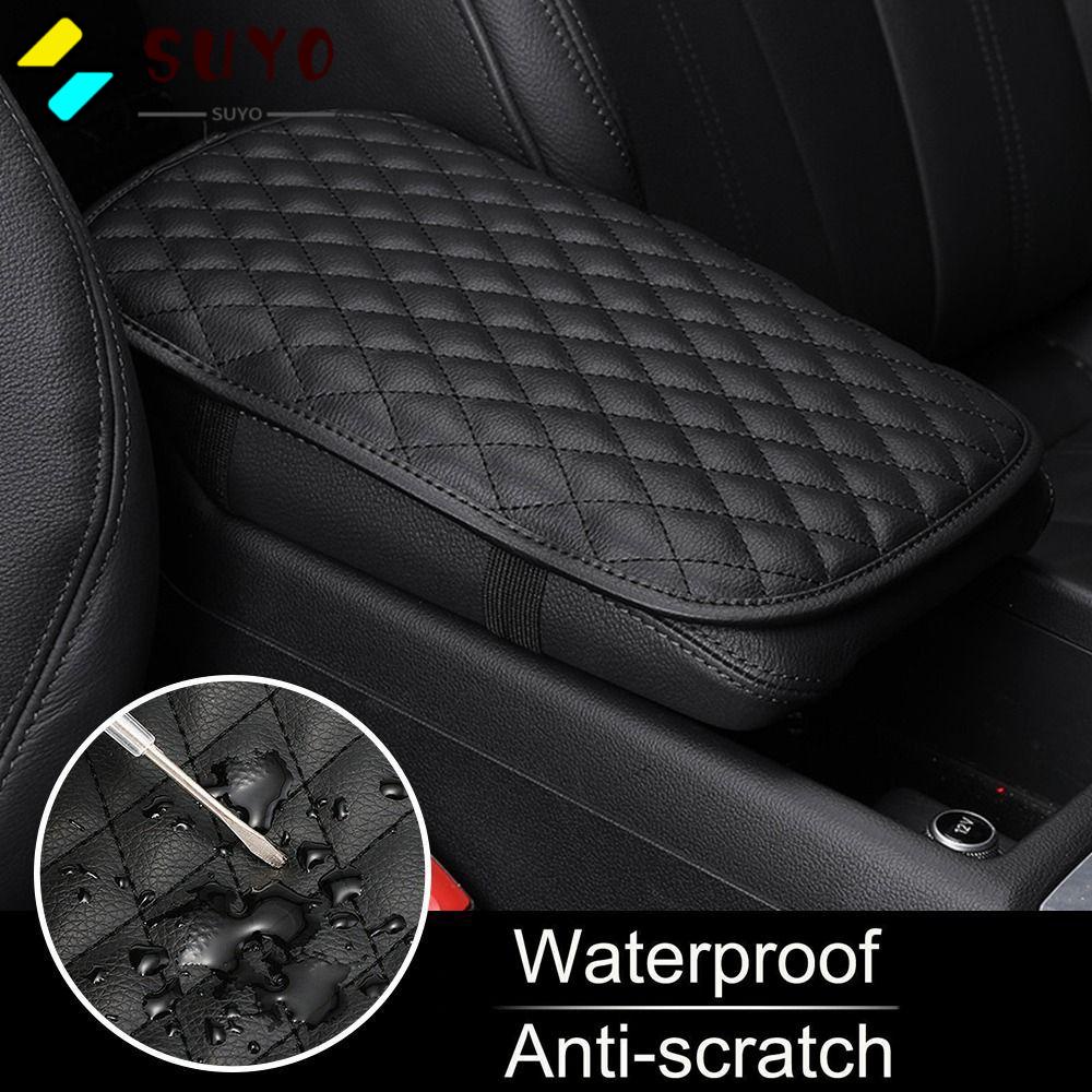 Đệm Da Lót Hộp Tỳ Tay Xe Hơi Chống Thấm Nước Tiện Dụng