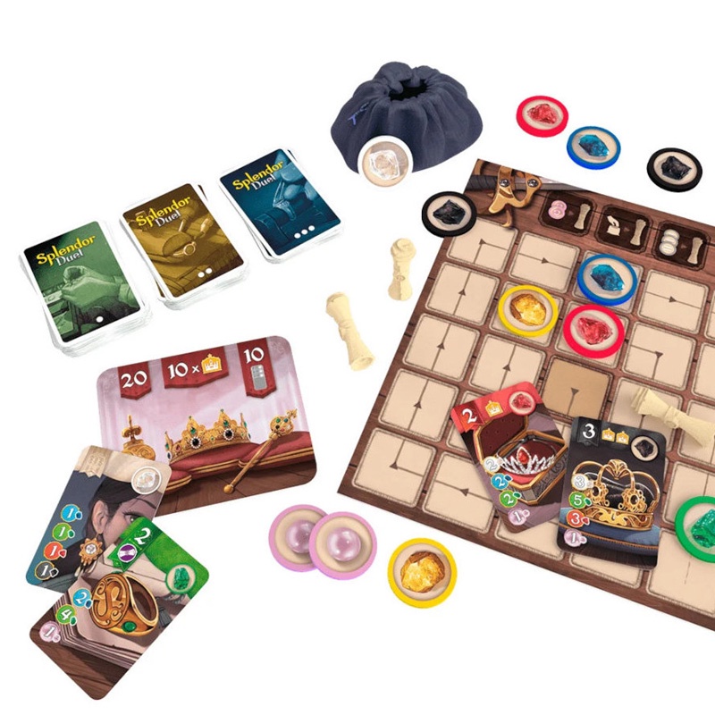 Splendor Duel-Card Board Game Bộ Thẻ Bài Trò Chơi Splendor Duel-Card Cho 2 Người Chơi