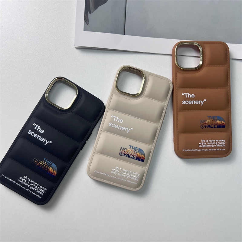 Ốp Điện Thoại Mềm Chống Rơi Hình The North Face 3D Cho iPhone 14 Pro Max iPhone 11 12 13 Pro Max