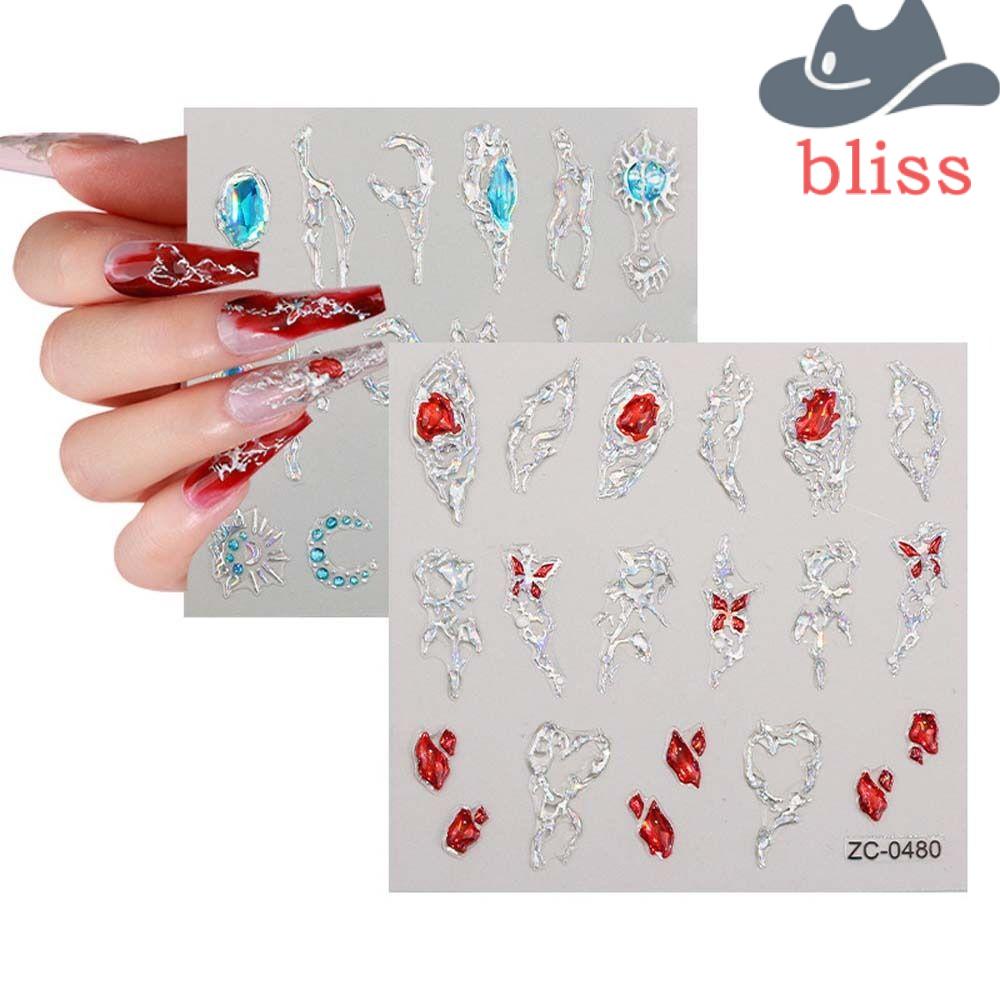 Miếng Dán Trang Trí Móng Tay Hình Trái Tim Sang Trọng