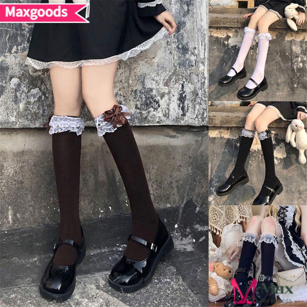 Vớ Cotton Co Giãn Hóa Trang Đường Phố Dễ Thương