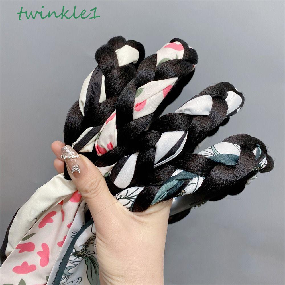 Băng Đô Tóc Giả Thắt Bím Bằng Sợi Tổng Hợp Tự Nhiên Phong Cách Bohemian Dễ Thương Dành Cho Nữ