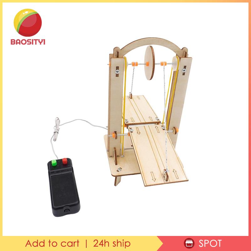 [Baosity1] Mô Hình Đồ Chơi Lắp Ráp Cây Cầu Nâng Cho Học Sinh Điện Tử Cho Bé