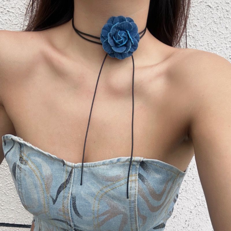 Vòng cổ Hình Hoa Trà Sang Trọng Thời Trang