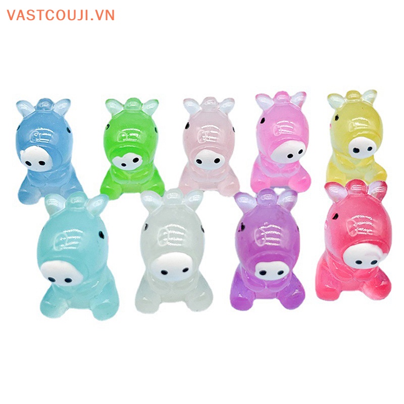 Bộ 2 Tượng Ngựa Dạ Quang Trang Trí Nội Thất