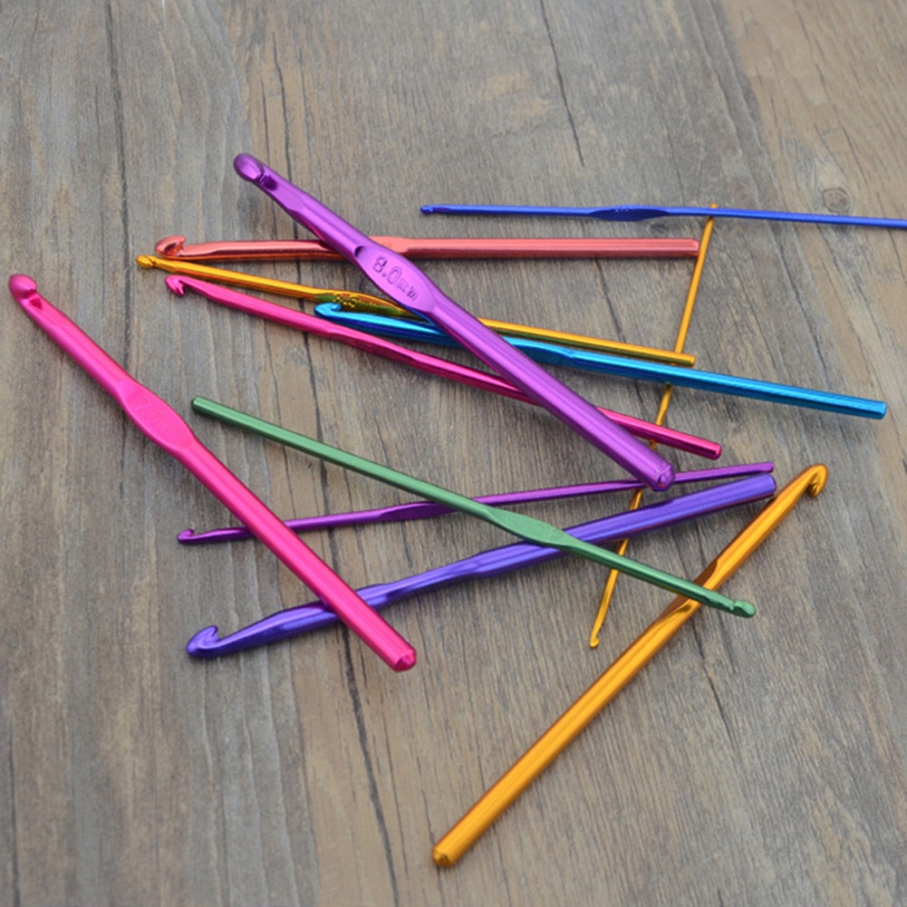 1 Chiếc Móc Kim Loại Đan Len Kích Thước 2mm Đến 10mm