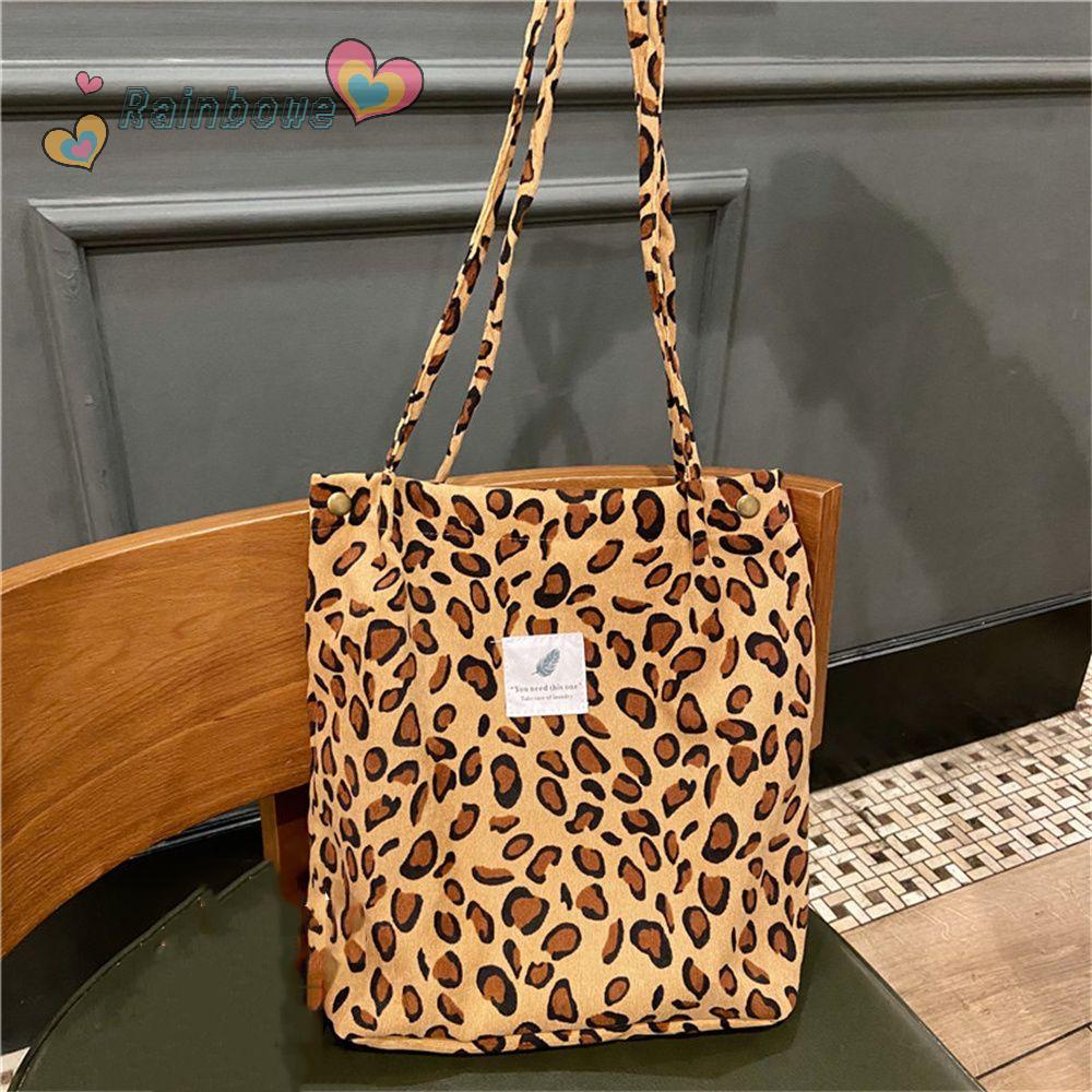 Túi Xách Mua Sắm Cỡ Lớn Màu Cầu Vồng Thời Trang