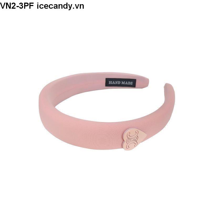 🥟ice🥟Băng Đô Bản Rộng Màu Hồng In Chữ Love Phong Cách Mới 2023 Dễ Phối Đồ Cho Nữ