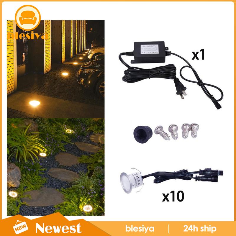 Set 10 Đèn LED IP67 Chống Thấm Nước Dùng Để Trang Trí Sân Vườn Tiện Dụng