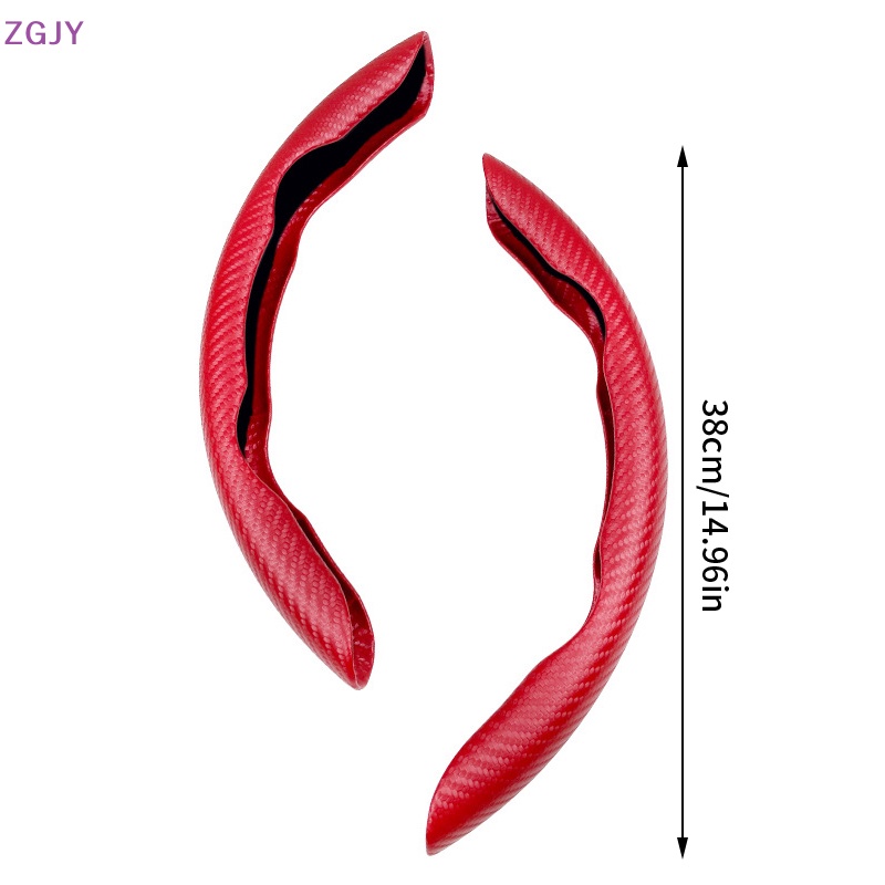 Vỏ Bọc Vô Lăng Xe Hơi Bằng Sợi Carbon Chống Trượt Mới