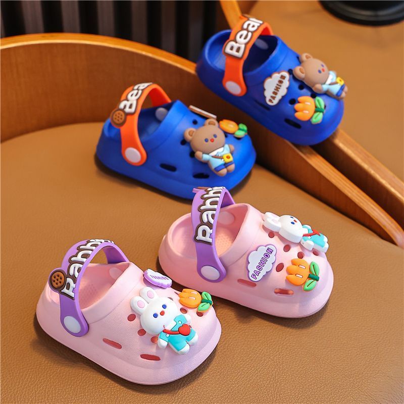 Dép Xỏ Ngón Bằng EVA Nhẹ In Họa Tiết Hoạt Hình Dễ Thương Thời Trang Mùa Hè Cho Bé Trai Và Gái
