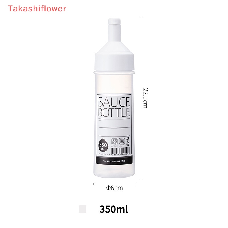 Bình Đựng Nước Sốt 350ml Có Nắp Đậy Tiện Dụng Cho Nhà Bếp