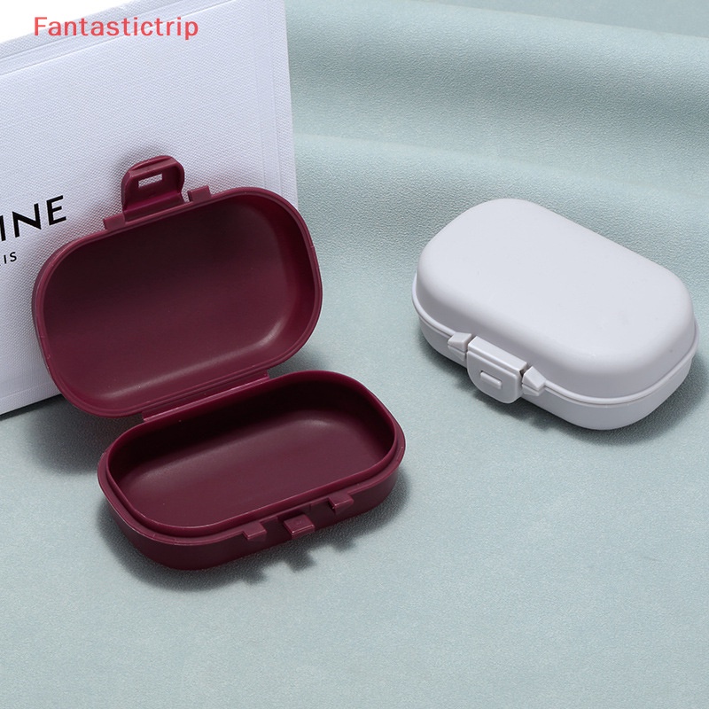 [Fantastictrip] Set 2 Hộp Đựng Mắt Kính Bằng Nhựa Gấp Lại Được Nhiều Màu Mới