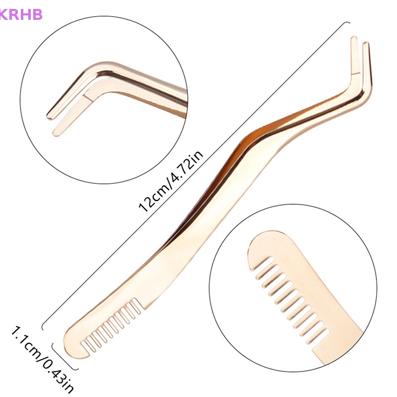 Nhíp Gắp Lông Mi Giả Kèm Lược Tiện Dụng Mới