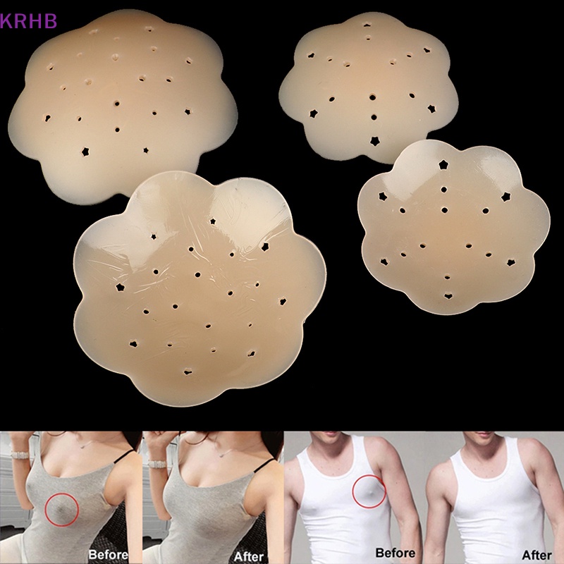 Miếng Dán Ngực Bằng Silicon Vô Hình Thoáng Khí Có Thể Tái Sử Dụng Mới